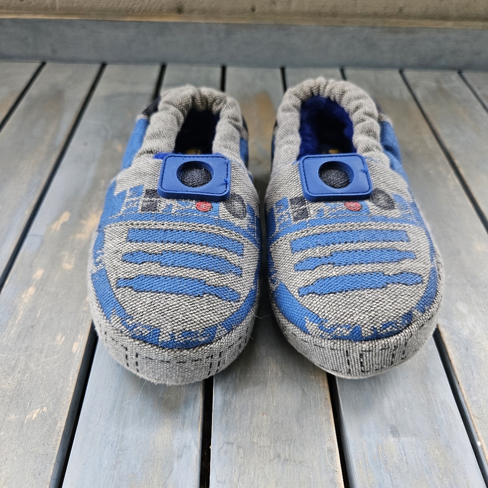 STRIDE RITE STAR WARS R2D2 Slippers Little Kids Size 5/6 NWOT